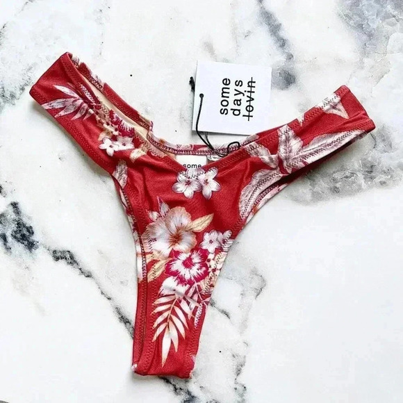 Somedays Lovin High Rise High Cut Bikini Bottom - Picture 3 of 6